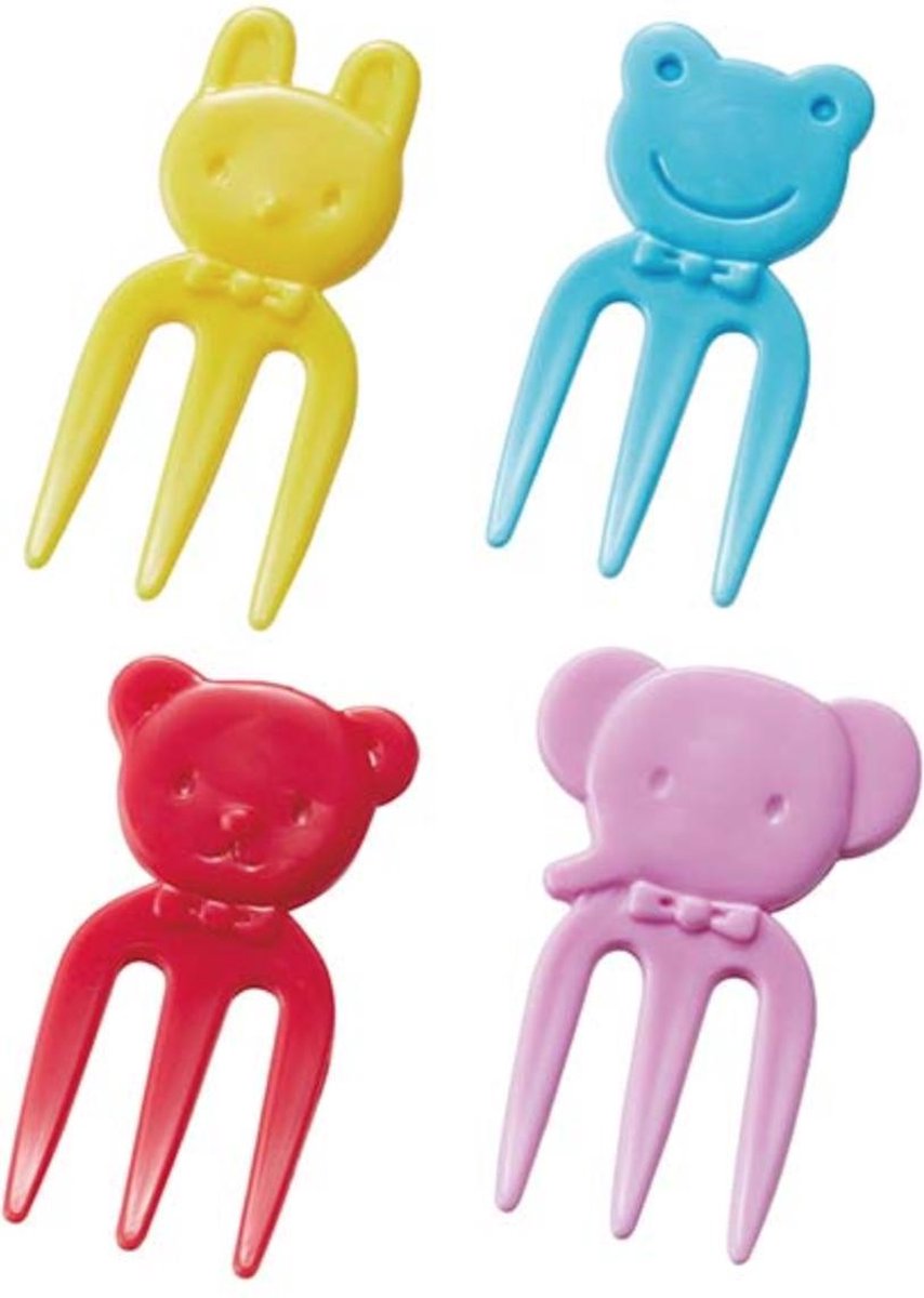Kawaii Bentobox Prikkers Dierentuin decoratie - 8 stuks Bento Picks Lunchbox prikkers