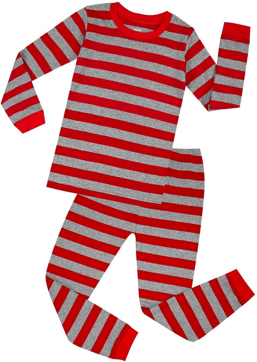 Elowel - Jongen en Meises Gestreepte Pyjama