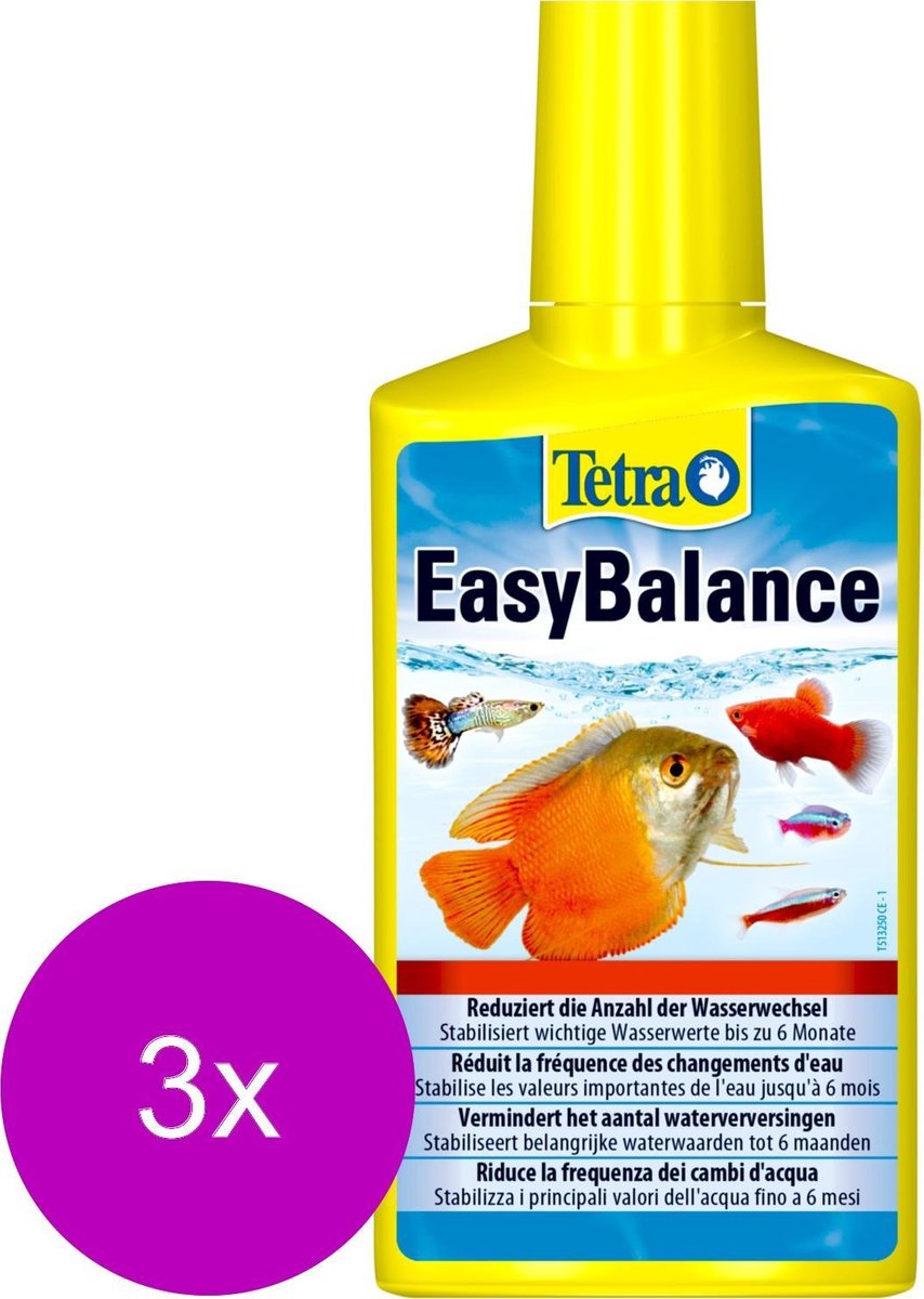 Tetra Aqua Easy Balance - Waterverbeteraars - 3 x 250 ml