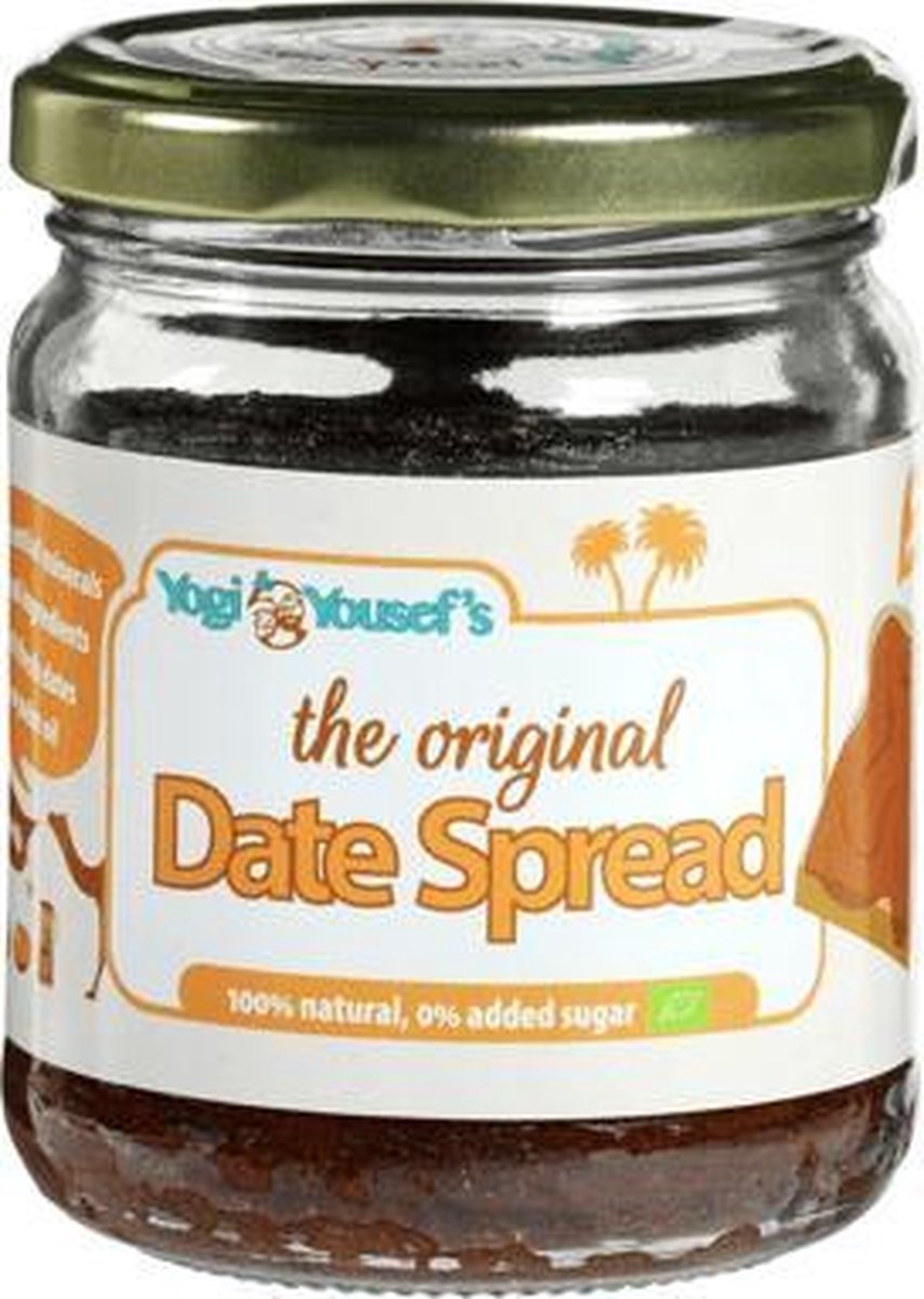 Dadelspread Yogi & Yousef's - Pot 200 gram - Biologisch