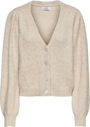 Onlbenin L/s V-neck Cardigan Knt 15224389 Pumice Stone/w Melange
