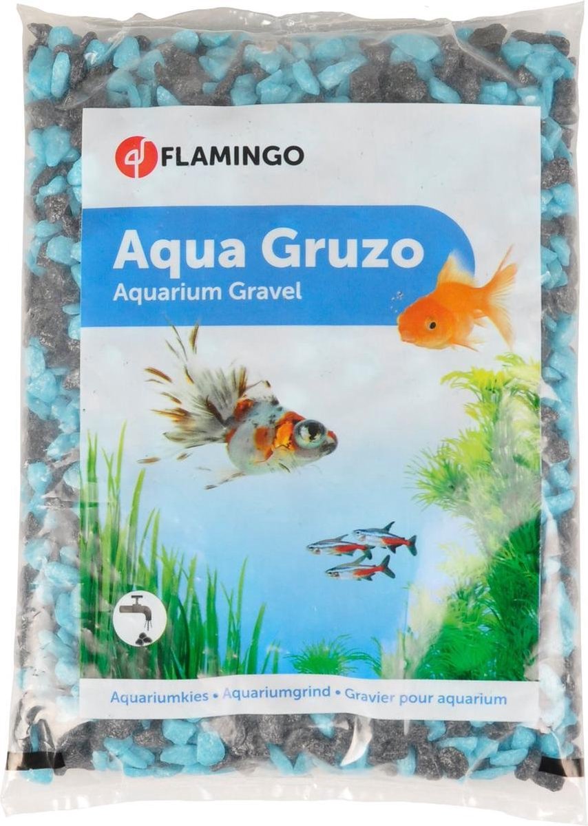 Flamingo Aquarium accessoire Grind voor Vissenkom 1KG - groen - 1 kg