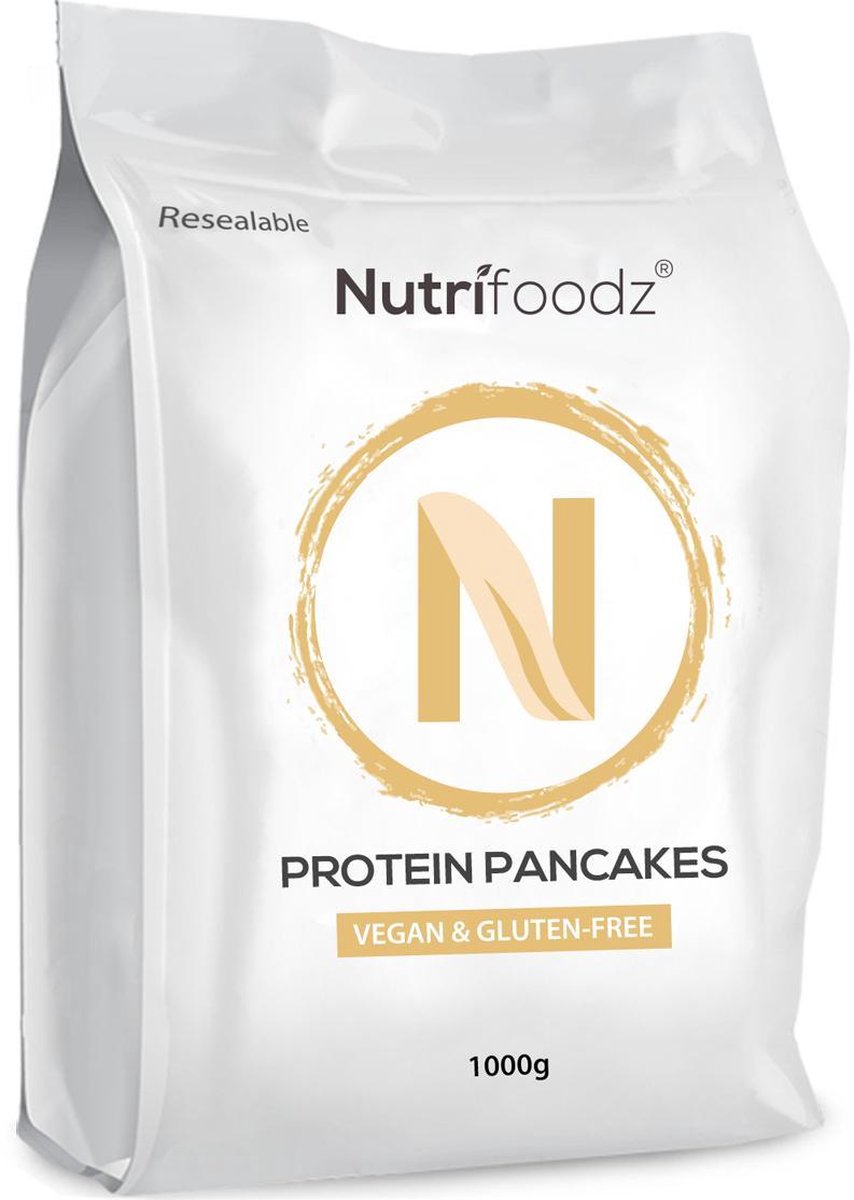Nutrifoodz® Protein Pancakes - Koolhydraatarme Pancakes - 100% Vegan - Low Carb - High protein