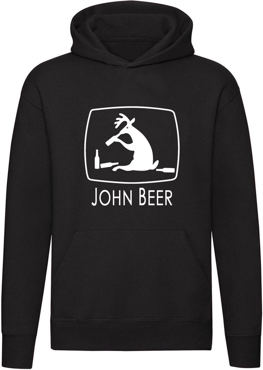 John Beer Hoodie | sweater | John Deere | boer | trekker traktor |bier | trui | unisex | capuchon