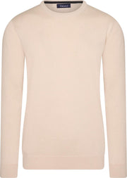 Ferlucci – Exclusieve Heren Trui met Ronde Hals - Beige