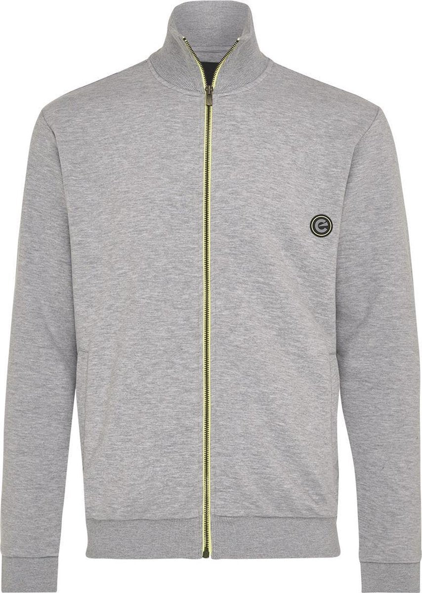 Mexx Heren Turtle Neck Zip Sweater Grijs -XXL