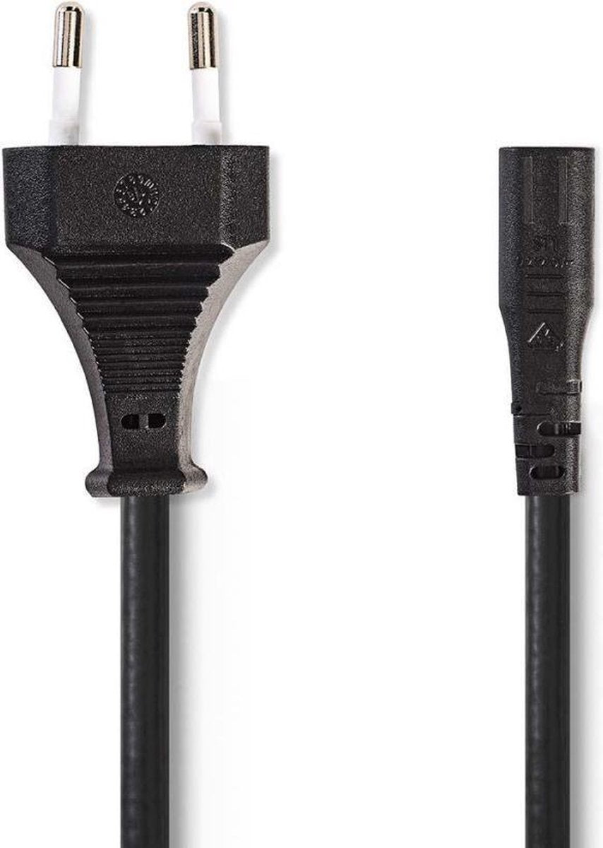 Voedingskabel | Eurostekker - IEC-320-C1 | 2