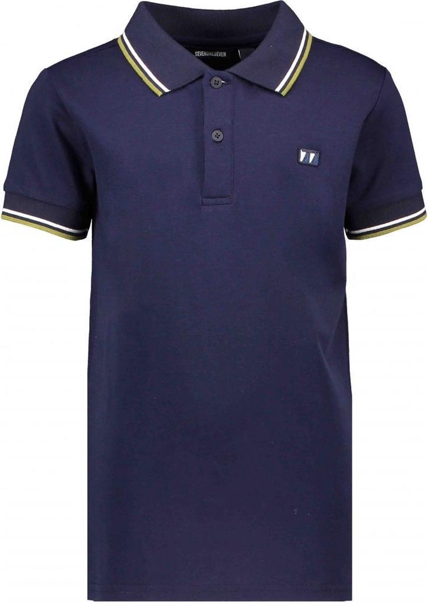 Seven-One-Seven Jongens t-shirts & polos Seven-One-Seven Toon essential short sleeves polo Rich Blue 134/140