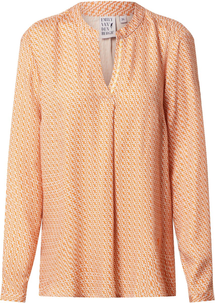 Emily Van Den Bergh blouse Sinaasappel-40 (L)