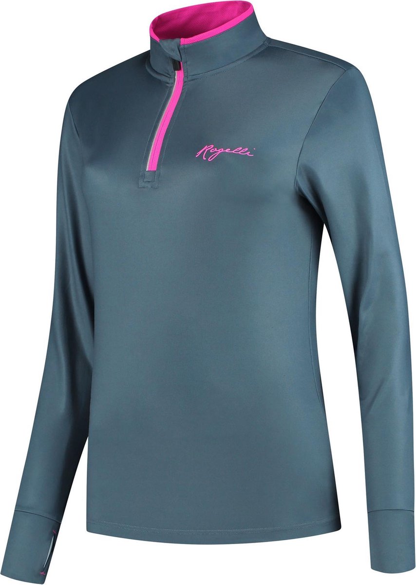 Rogelli Runningtop Marble Dames - Grijs/Roze - Maat XL
