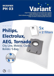 Philips AEG Electrolux Tornado Variant PH03 - Stofzuigerzakken