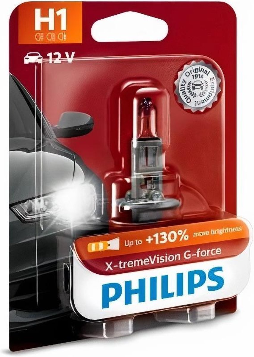 Philips Autolamp H1 X-tremevision G-force 12v/55w Wit
