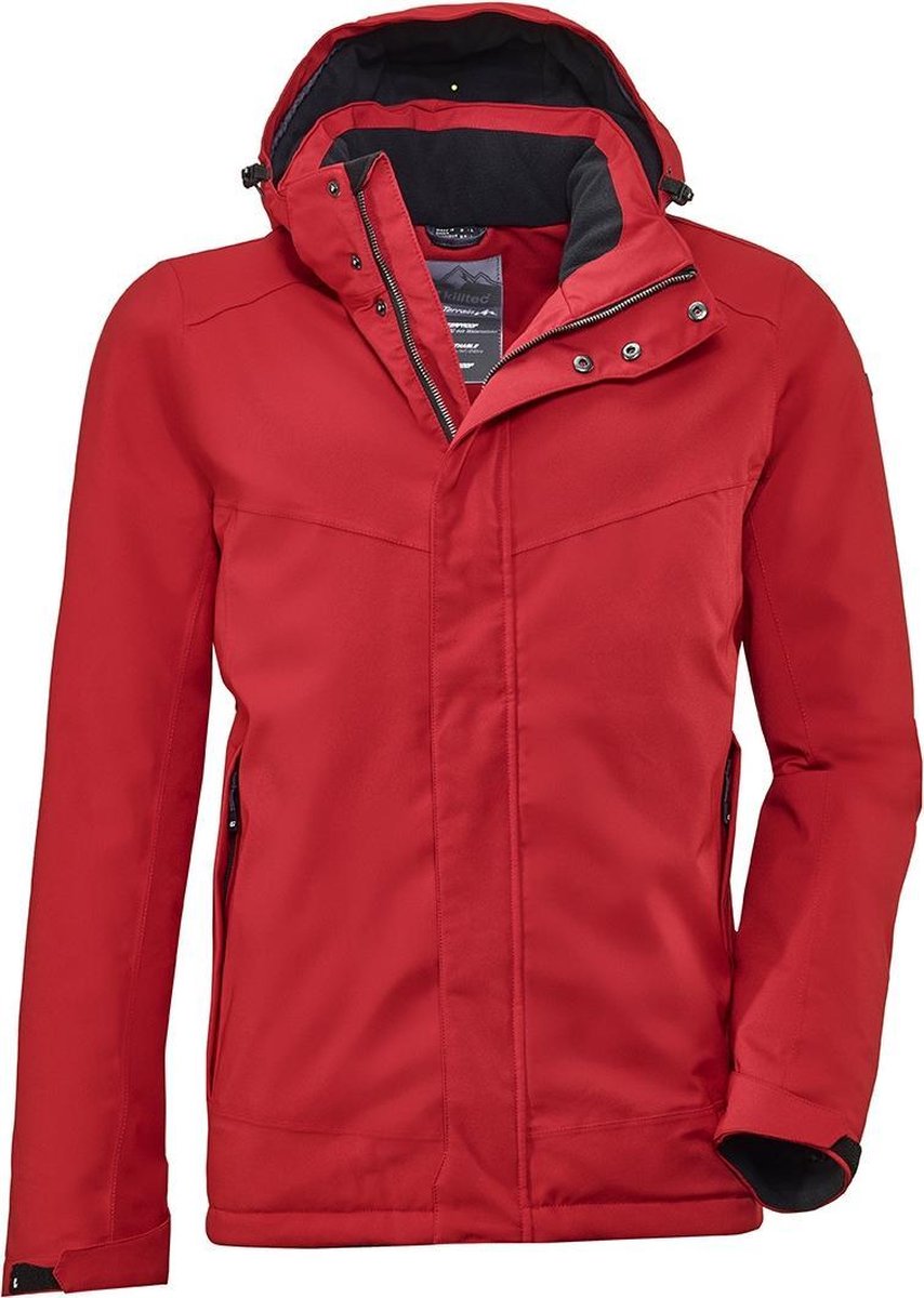 Killtec heren jas Realdo rood - maat L