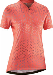 Gonso Giustina Half Zip  Fietsshirt - Maat 36  - Vrouwen - oranje