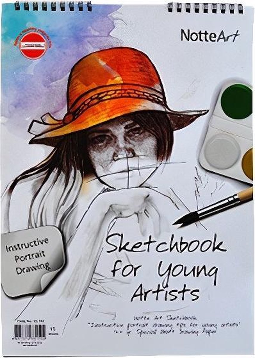 Verhaak Schetsboek Notteart A4 120 Gram Papier Wit 15 Vellen