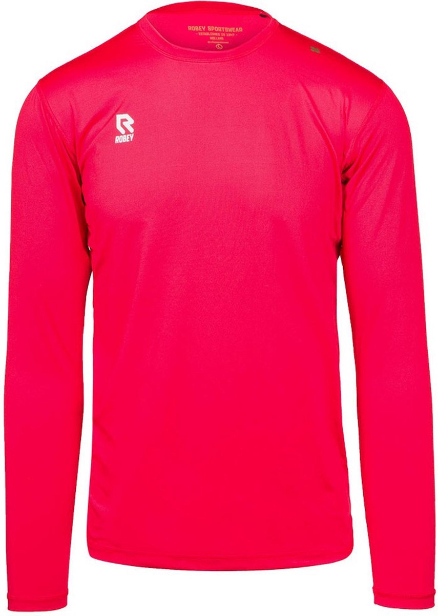 Robey Robey Longsleeve Thermoshirt - Maat L  - Mannen - rood