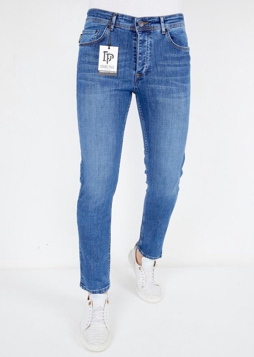 TRUE RISE Regular fit Jeans Heren - A53C - Blauw - Maten: 38