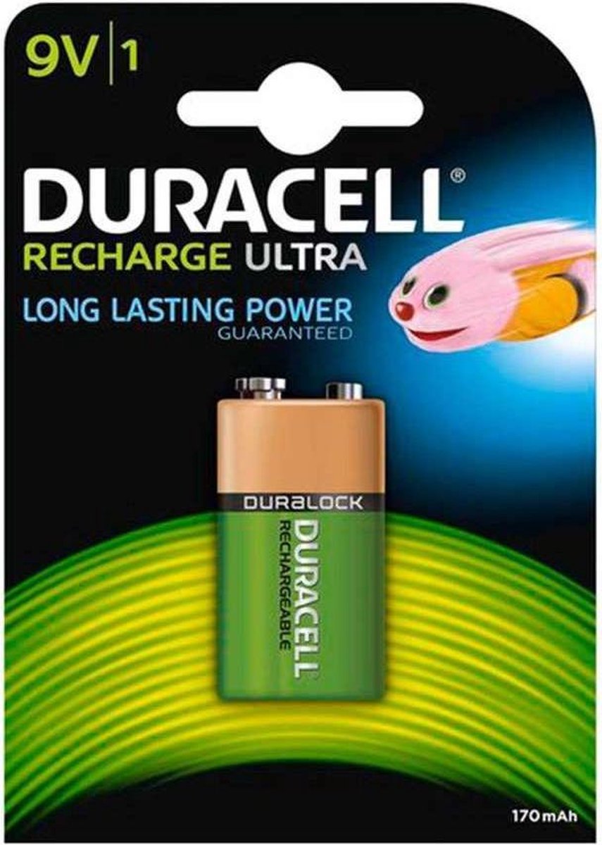 Duracell - Recharge Ultra Accu 1x 9V 170 mAh - HR9V