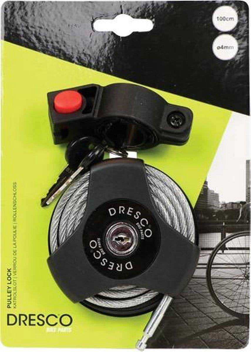 Dresco Kabel/Spiraalslot Katrol Slot 100cm ø4mm