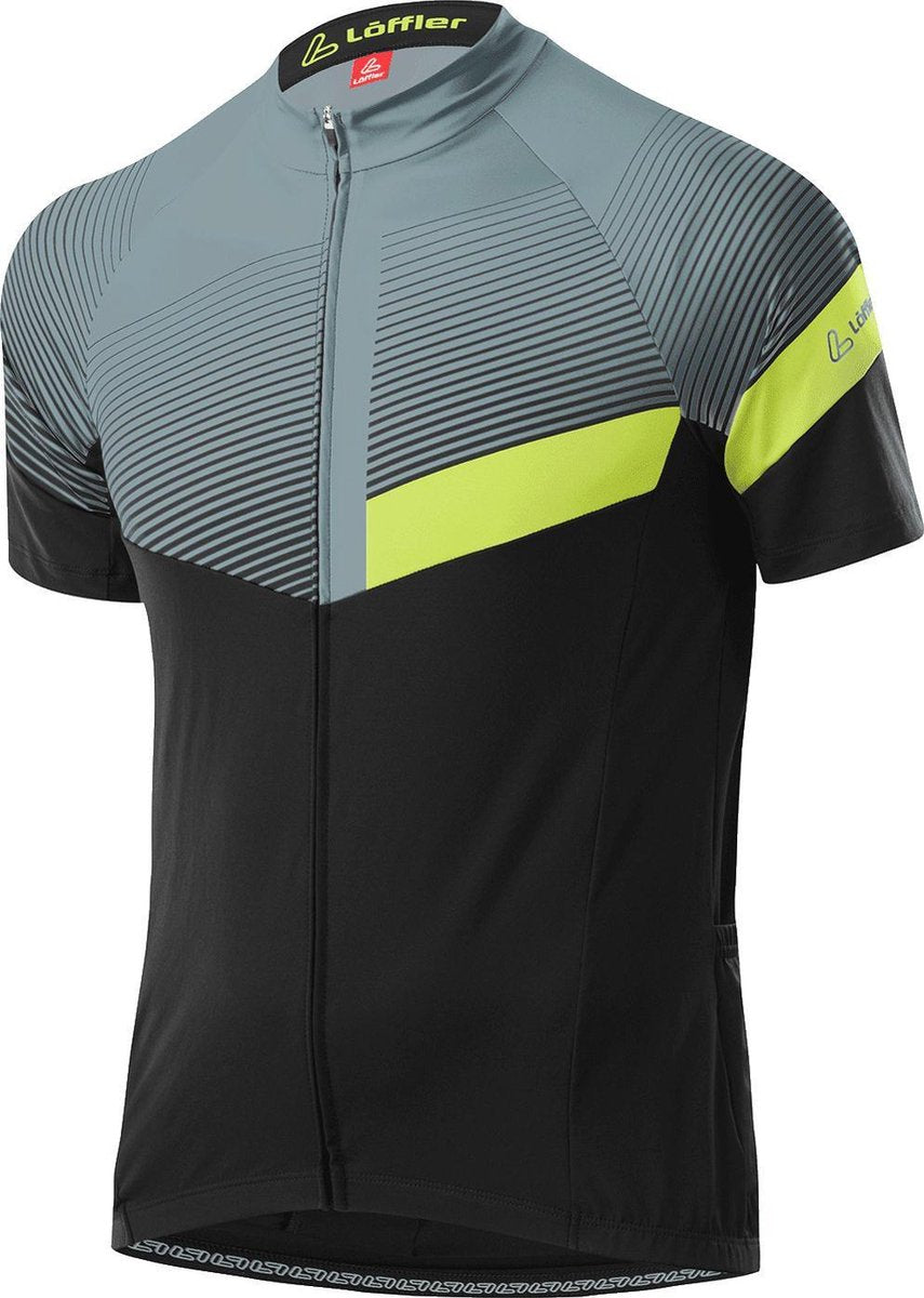 Löffler Fietsshirt Stream Heren Polyester/elastaan Groen Maat 58