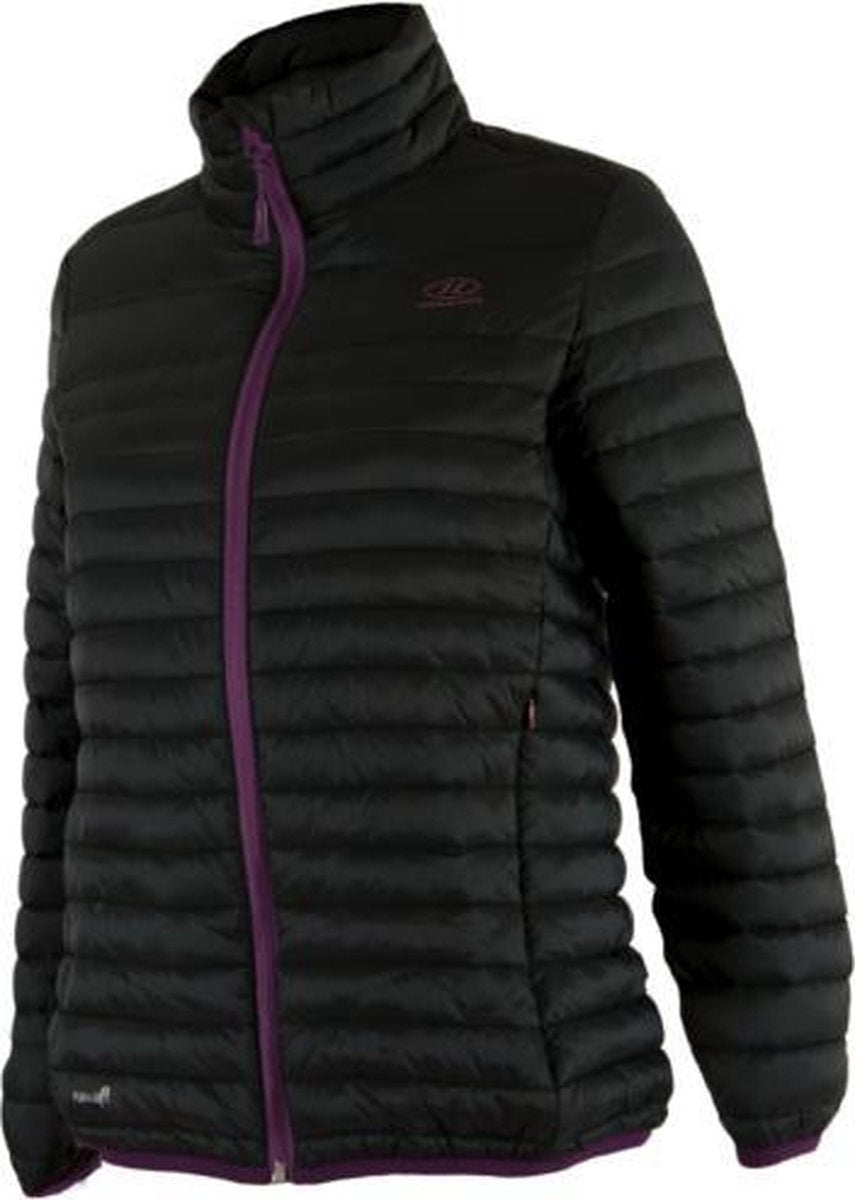 Highlander premium donsjack Down Jacket ultralicht voor dames - Zwart - S