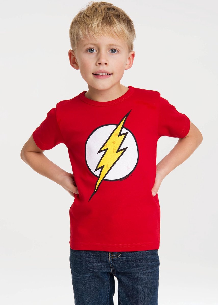 Flash logo kinder shirt - Logoshirt - 122/134