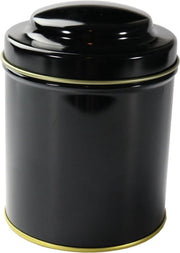 Shamila Theeblik Rond Zwart - Zwart - Blik - 125 gram