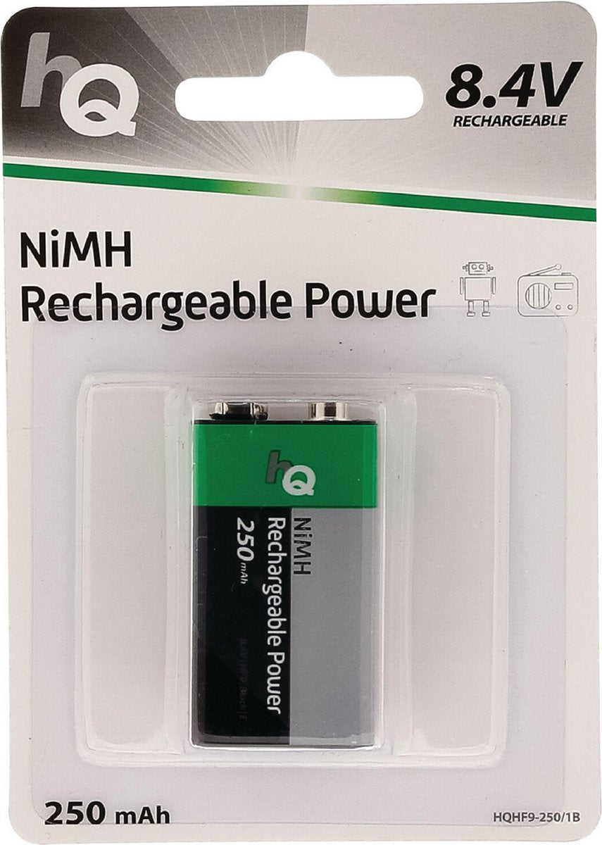 HQ Oplaadbare NiMH Batterij E-Block 8.4 V 250 mAh 1-Blister
