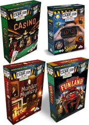 Escaperoom uitbreidingsvoordeelset zonder basisspel Escape Room The Game: VR & Escape Room The Game Murder Mystery & Identity Games Escape Room - Casino & Escape Room The Game Welcome to Funland