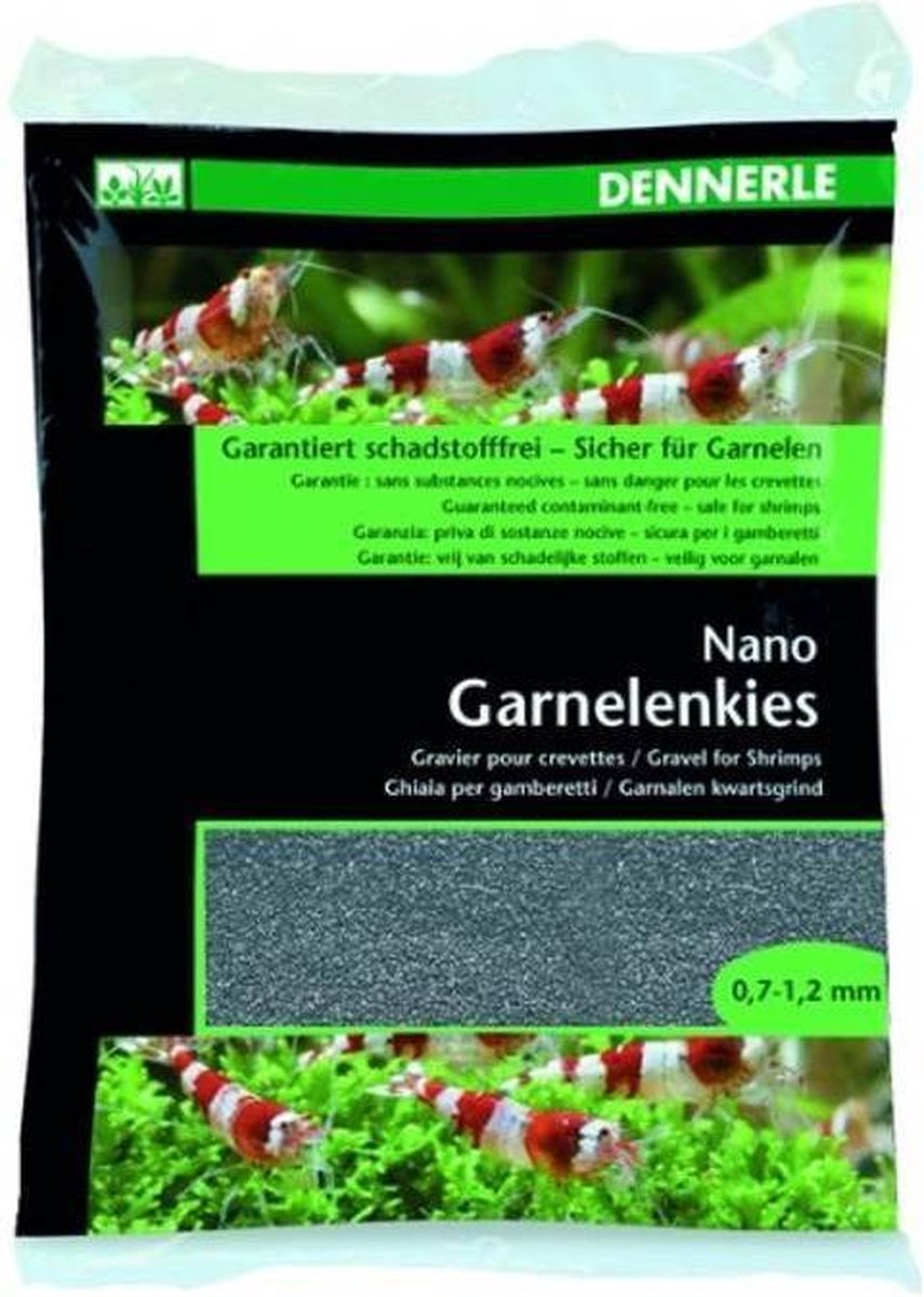 Dennerle garnalenkies Arkansas grijs - Aquarium grind - Inhoud: 2 kilo