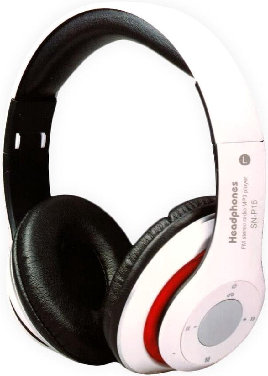 HD stereo bluetooth headset SN-P15 - Wit