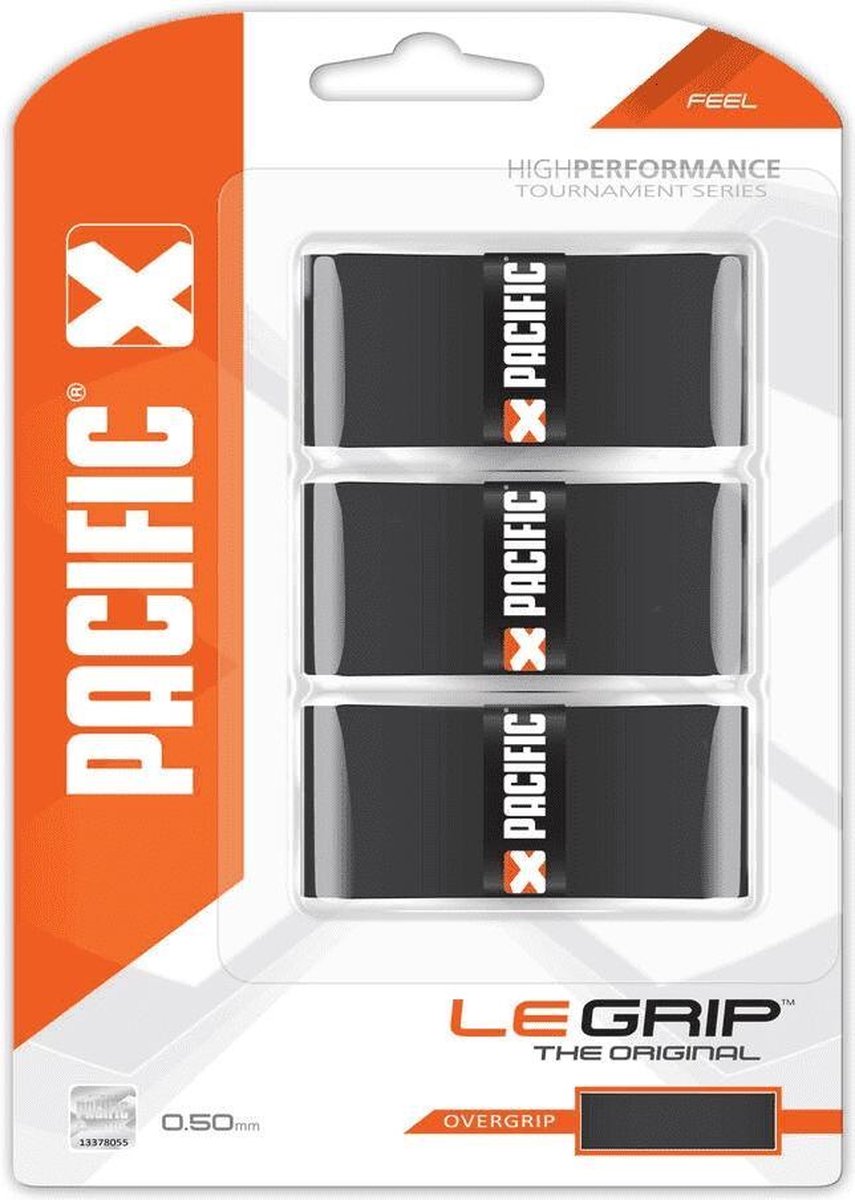 Pacific Le Grip The Original - Tennisgrip - 0.50mm - Zwart