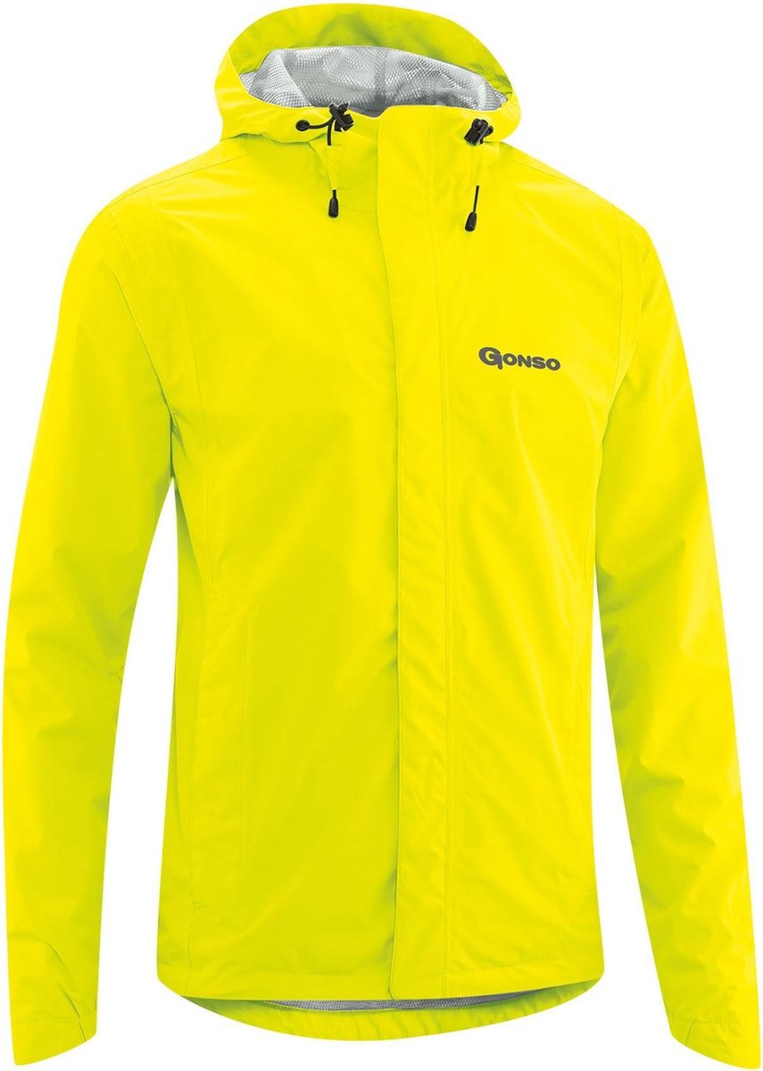 Gonso Fietsjack - Maat XL  - Mannen - neon geel