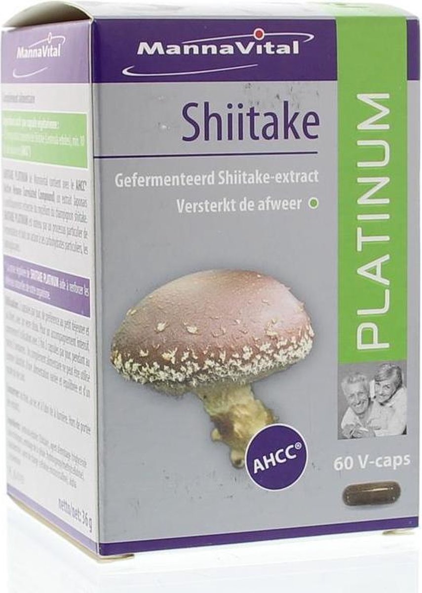 MannaVital Shiitake Platinum - 60 capsules