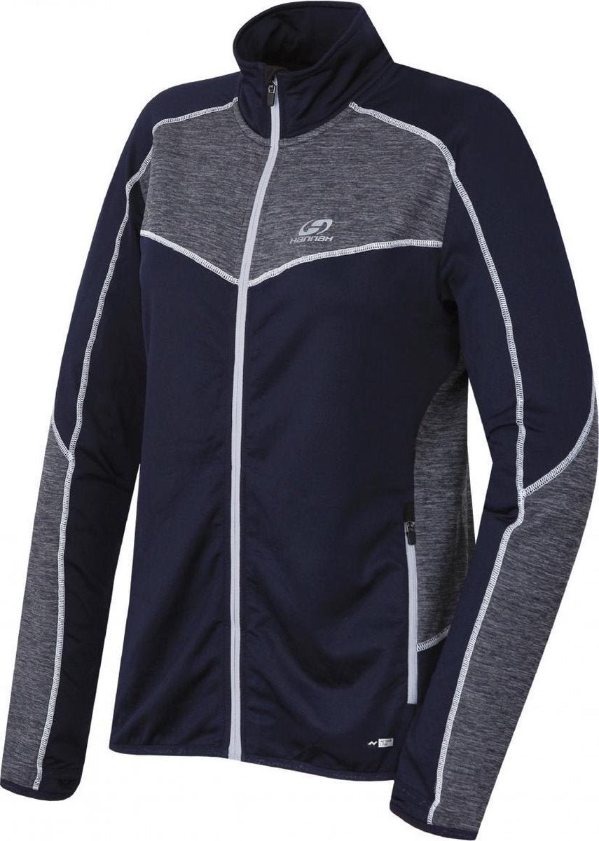 Hannah Outdoorvest Victoria Dames Polyester Zwart/grijs Maat 36