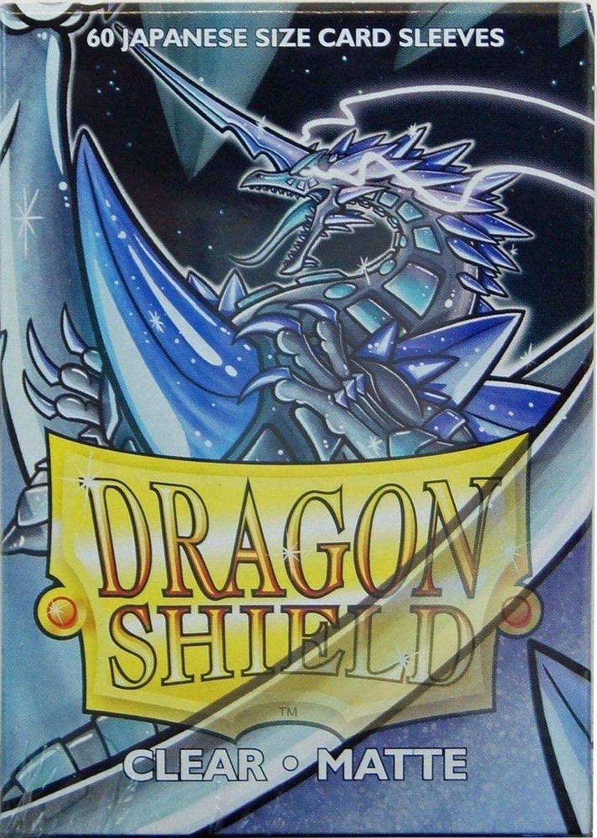 Dragon Shield Card Sleeves: Japanese Matte Clear (59x86mm) - 60 stuks