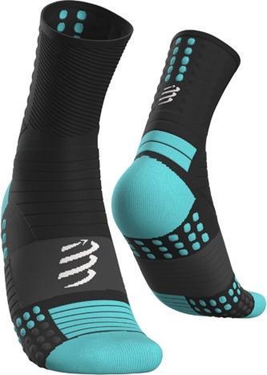 Compressport Pro Marathon Sock Zwart - maat 42-44
