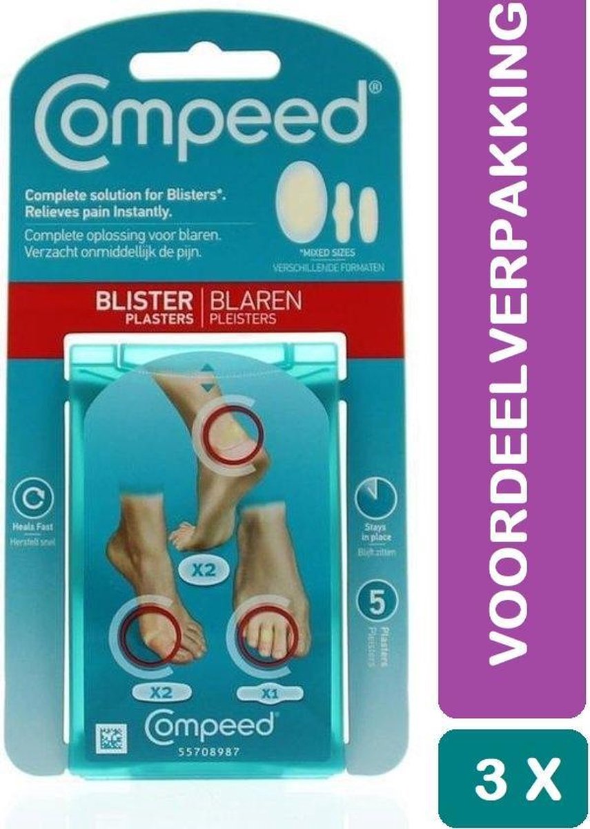 Compeed Blaren Mixpack - 3 x 5 Stuks Voordeelverpakking