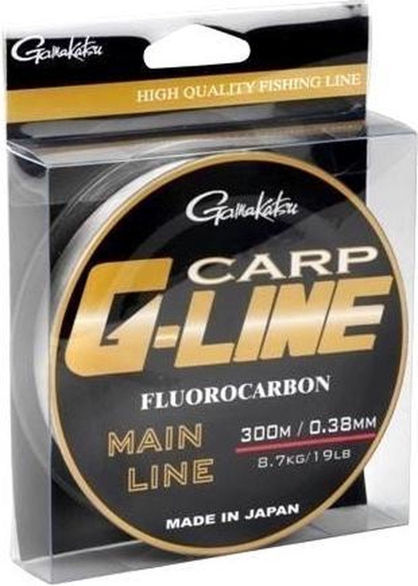 Gamakatsu carp g-line fluorocarbon main line 300M - 0.28mm