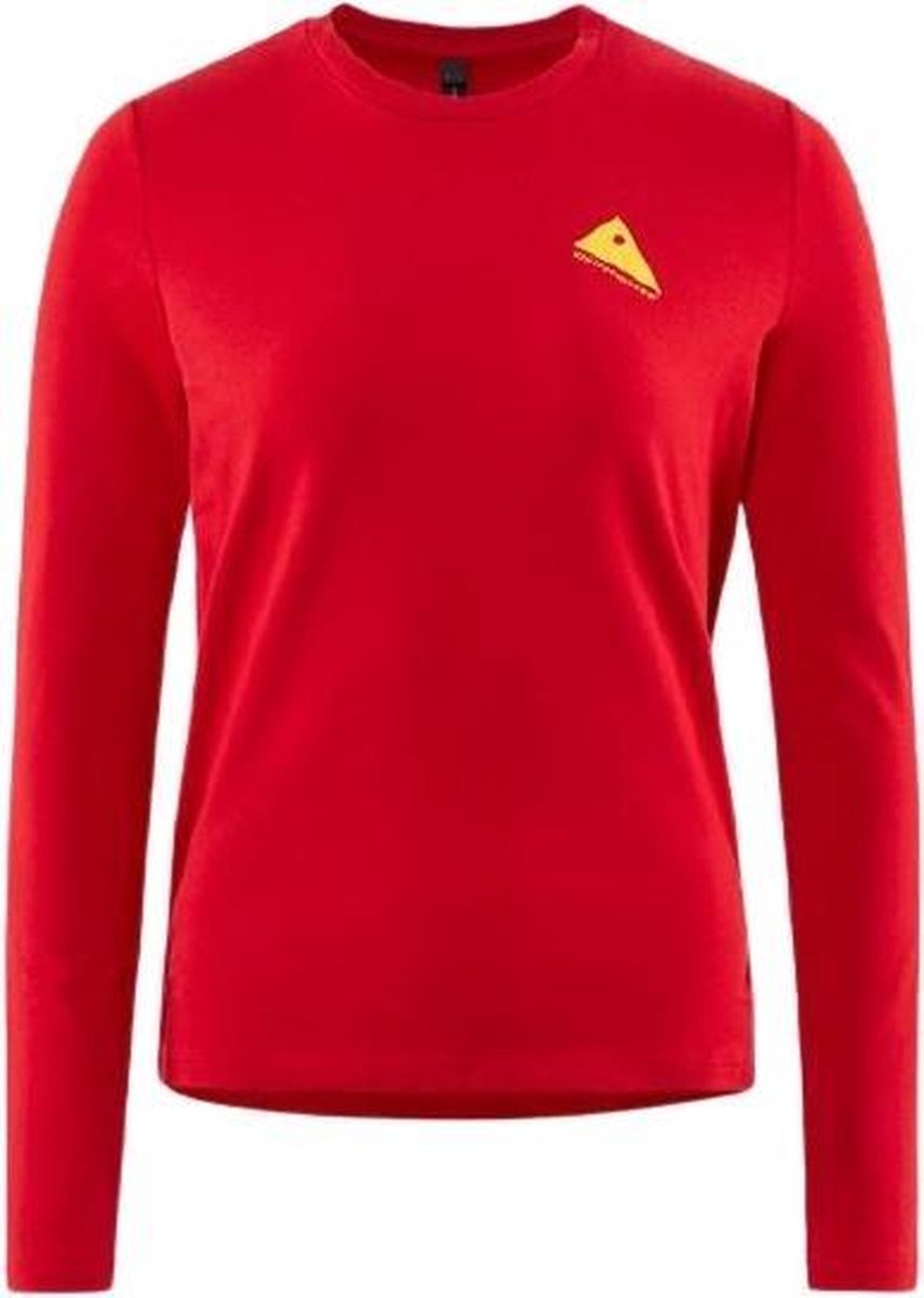 Klättermusen Shirt Runa Commitment Dames Katoen Rood Maat Xxs