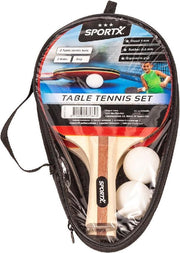 SportX Tafeltennis set incl. Ballen in Tas ***
