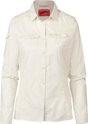 Craghoppers - Blouse voor dames - Longsleeve - Adventure II - Offwhite - maat XXS (34)