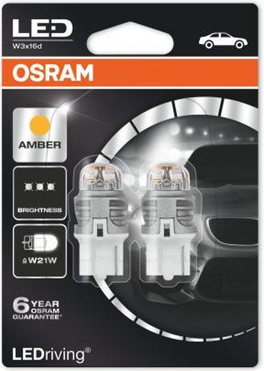 OSRAM LEDriving W21W 12V Oranje 7905YE-02B