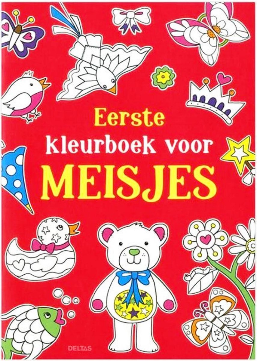 Deltas kleurboek Eerste kleurboek Meisjes