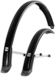 Simpla Spatbordenset Ubiquit 50 28 Inch Zwart/grijs