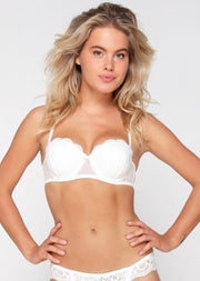 Lingadore Beha Strapless Balconet Bra Snow White - maat 85 B