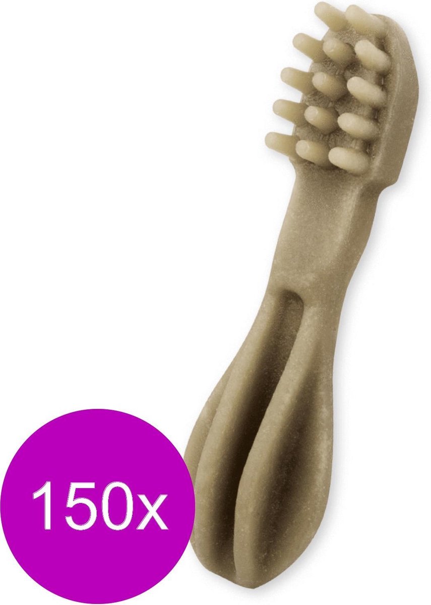 Whimzees Tandenborstel - Hondensnacks - 150 x Dental 8.6 cm Small