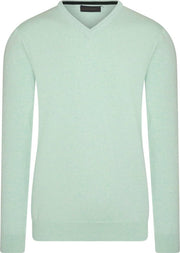 Pullover Mint  V-Hals Dom Tower