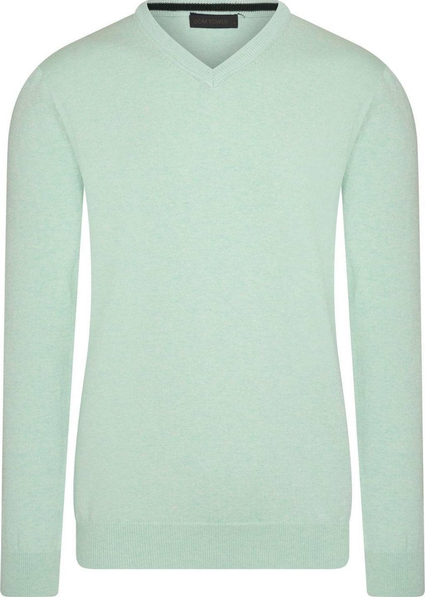 Pullover Mint  V-Hals Dom Tower