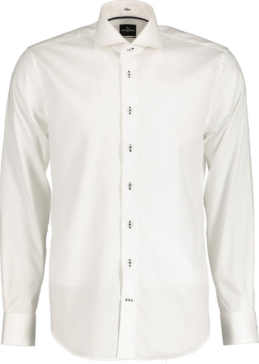 Jac Hensen Overhemd - Modern Fit - Wit - 48